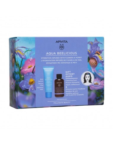Apivita Aqua Beelicious Confort Neceser Regalo Limpiador y Neceser 40 ml