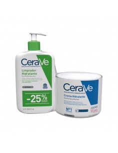 Ceravé Duplo Rutina Crema 340 ml + Limpiador piel normal o seca 437 ml