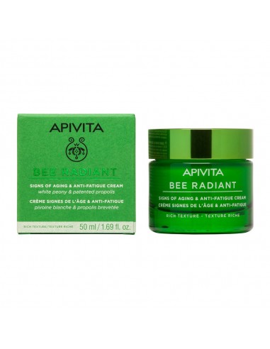 Apivita New Bee Radiant Crema Iluminadora Rica Con Peonía 50 ml