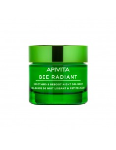 Apivita New Bee Radiant Gel-Bálsamo Iluminadora Noche Con Peonía 50 ml