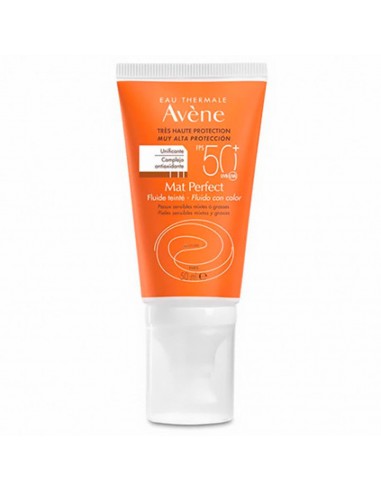 Avène Aqua Fluido Matificante Perfect Color SPF50+ 50 ml