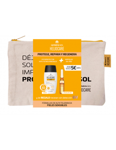 Heliocare 360º Pack Mineral Tolerance + Endo Radiance 10 ampollas