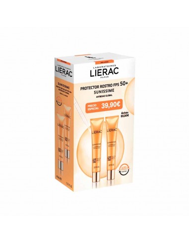 Lierac Sunissime Duo SPF50 Rostro 2 x 40 ml