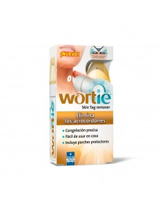 Wortieskin Tag Remover + Parche Protector tubo 50 ml + 6 parches
