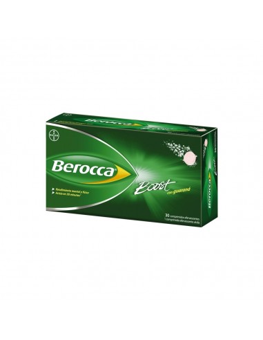 Berocca Boost Guaraná Vitaminas Rendimiento 30 comprimidos efervescentes