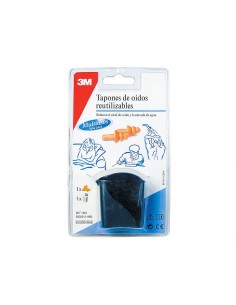 3M Tapones de Oídos Multiuso Reutilizables con Estuche  2 unidaes 2