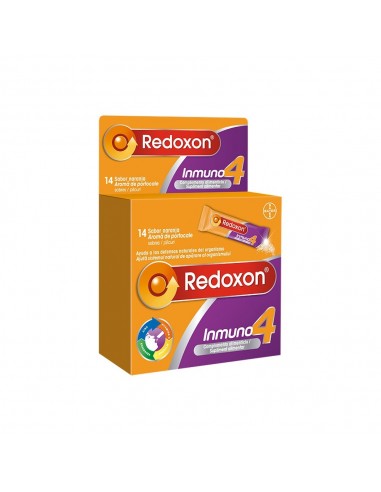 Redoxon Inmuno 4 Vitaminas Defensas Naturales - 14 sobres