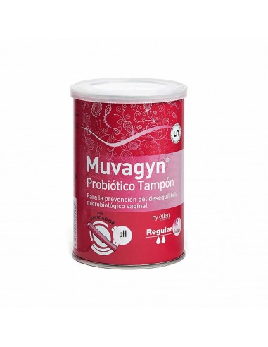 Muvagyn Probiótico Tampón Regular con Aplicador 9 unidades
