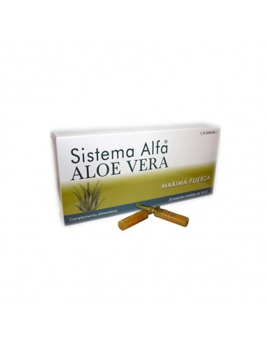 Vitalcare Sistema Alfa Aloe Vera 20 Ampollas Bebibles