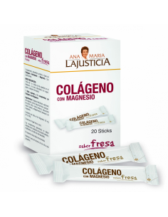 Ana Mª Lajusticia Colágeno + Magnesio + Vitamina C Fresa 20 sticks