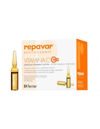 Repavar Revitalizante Vitamina C 20 Ampollas