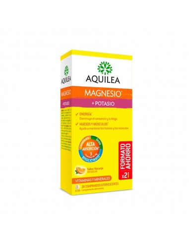 Aquilea Magnesio + Potasio 28 comprimidos efervescentes