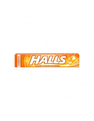 Halls caramelos miel y limón sin azúcar