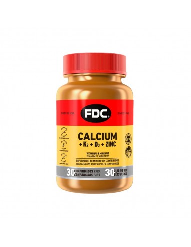 FDC Calcium +K2+D3+Zn 30 Comprimidos