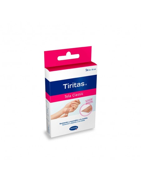 Tiritas Tela Classic Precortadas 6x10 cm