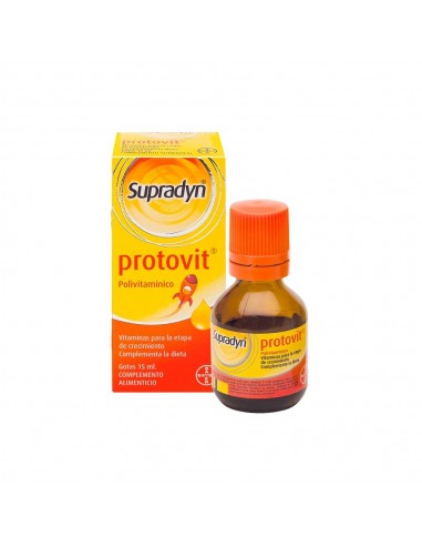Supradyn Protovit Vitaminas Minerales Crecimiento niños edad pediátrica 15 ml