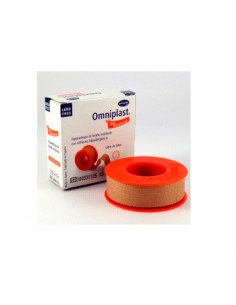 Omniplast Esparadrapo Tela Rosa/Piel 5m x 5cm