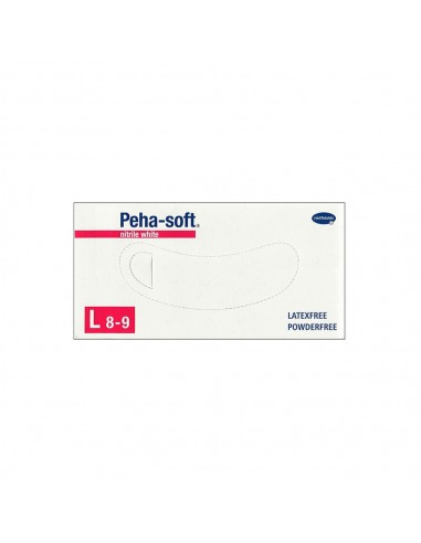 Hartmann Peha-Soft Guantes Nitrilo Blanco Talla Grande L (8-9)