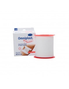 Omniplast Esparadrapo Tela Blanco 5m x 5cm