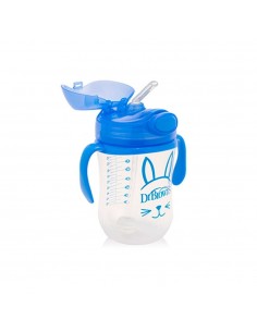 Deliplus Vaso bebe aprendizaje con asas y boquilla blanda unisex