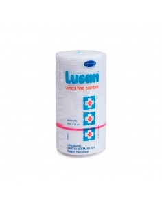 Lusan Venda de Gasa Cambric Fijación Suave 5m x 7cm