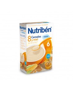 Nutribén Papilla 8 Cereales con Miel y Calcio 600 g