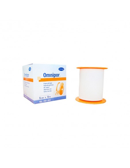 Omnipor Esparadrapo Papel Blanco 5m x 5cm