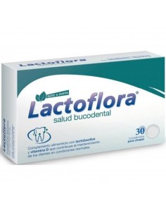 Lactoflora Salud Bucodental menta 30 Comprimidos