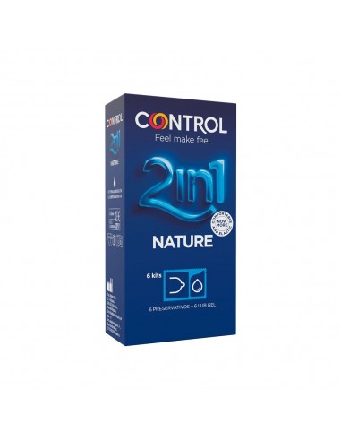 Control Duo Nature 2 en 1 Preservativos 6 unidades