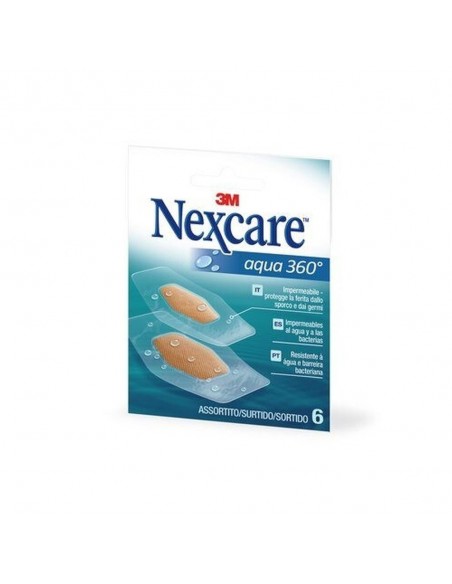 Nexcare Aqua 360º Tiras surtidas 6 unidades