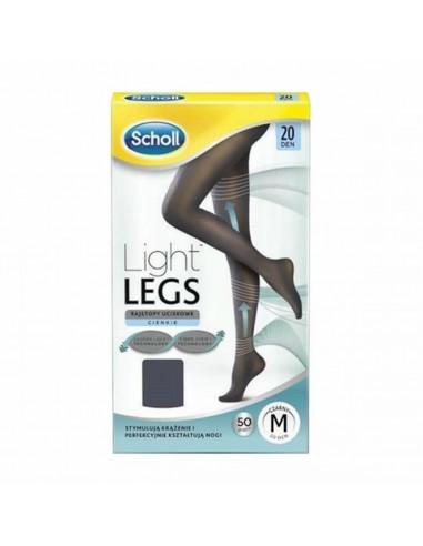 Dr Scholl Light Legs Medias De Compresion 20 Den T-M Color Negro