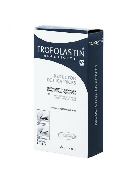 Trofolastín reductor de cicatrices 4x30cm 5 apósitos