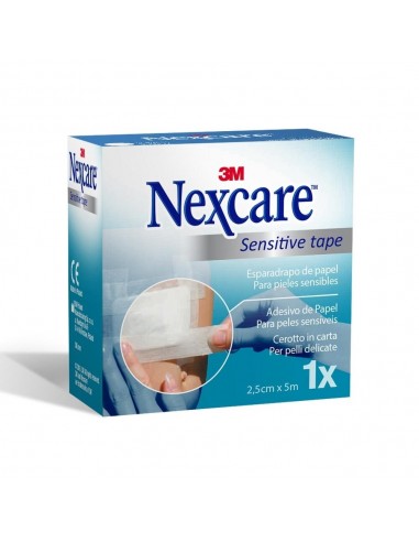 Nexcare Sensitive Esparadrapo Blanco 2,5 cm x 5 m