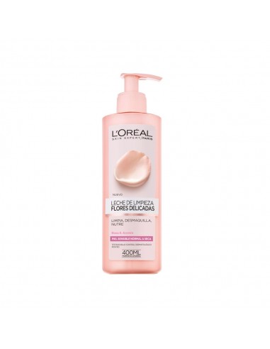 L'Oreal Flores Delicadas Leche Piel sensible 400 ml