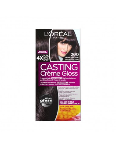 L'Oreal Casting Creme Gloss Coloración Natural Negro Ébano Nº 200