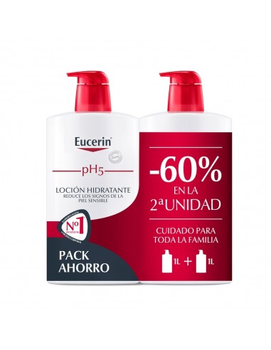 Eucerin Loción Hidratante 1l Pack 2ª ud 60% de descuento