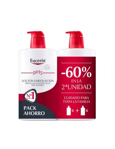 Eucerin Loción enriquecida 1l Pack 2ª ud 60% de descuento