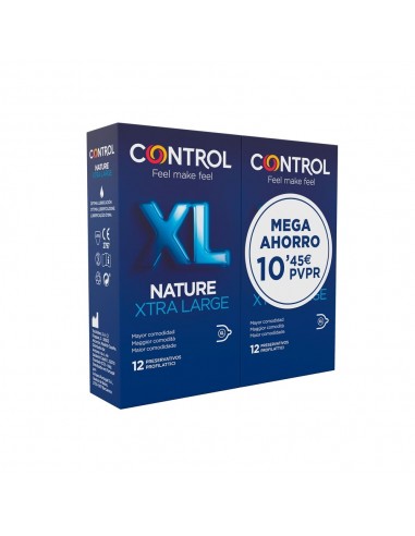 Preservativos Control Nature XL Pack Mega Ahorro 2x12 ud