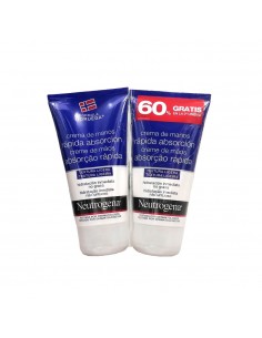 Neutrogena Duplo crema de manos de rápida absorción 2x75 ml