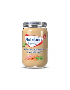 Nutribén Potito Pollo con guisantes y zanahoria 235 g