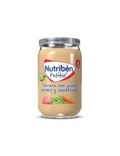 Nutribén Potito Ternera con judías verdes y zanahoria 235 g