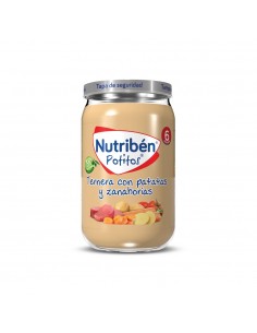Nutribén Potito Ternera con patatas y zanahoria 235 g