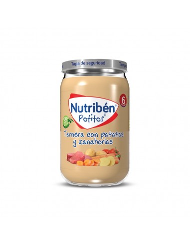 Nutribén Potito Ternera con patatas y zanahoria 235 g