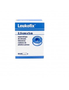 Esparadrapo Hipoalergico Leukofix Plastico 5 X 2,5 cm