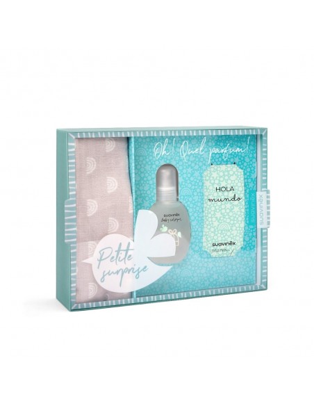 Suavinex Canastilla Petites Colonia 100 ml + Tarjeta + Muselina Suavinex Canastilla Petites Colonia 100 ml + Tarjeta + Muselina