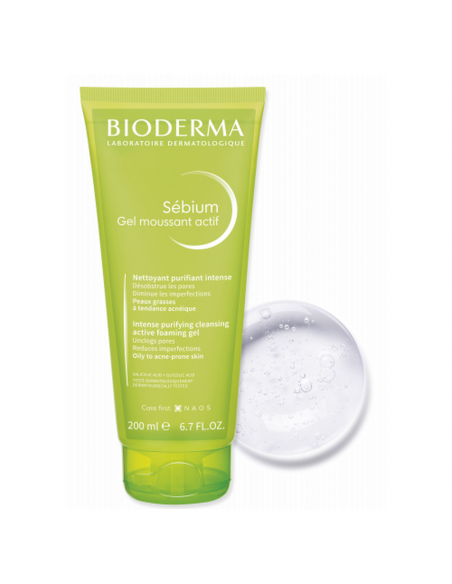 Bioderma Sebium Gel Moussant Actif 200ml Bioderma Sebium Gel Moussant Actif 200ml