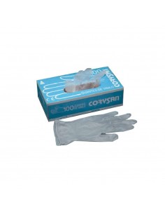 Corysan Guantes de vinilo Talla M 100 unidades