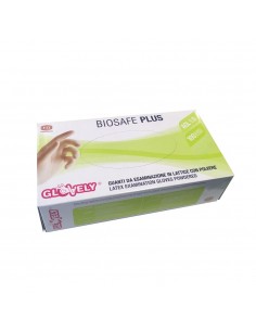 Glovely Guantes de látex talla S 100 unidades