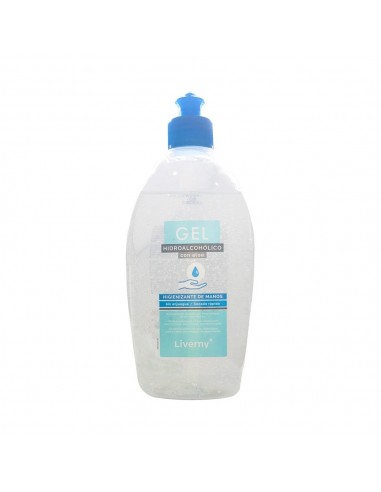 Liverny Gel HIdroalcohólico con aloe vera 500 ml