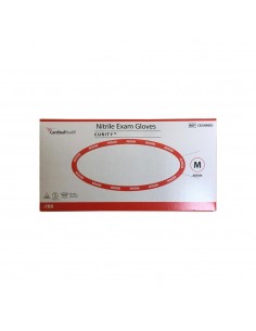 Curity Guantes de nitrilo sin polvo Talla M 100 unidades